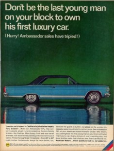 1966 AMC Ambassador Car Advert